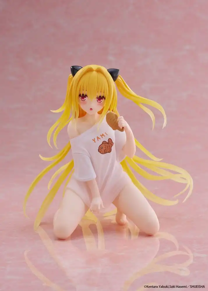 To Love-Ru Darkness PVC Statue Desktop Cute Figure Golden Darkness Roomwear Ver. 13 cm